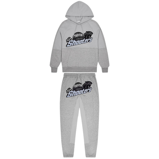 TRAPSTAR SHOOTERS PANEL TRACKSUIT - GREY / BLUE