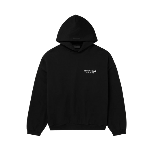 FEAR OF GOD ESSENTIALS BLACK HOODIE (FW24)