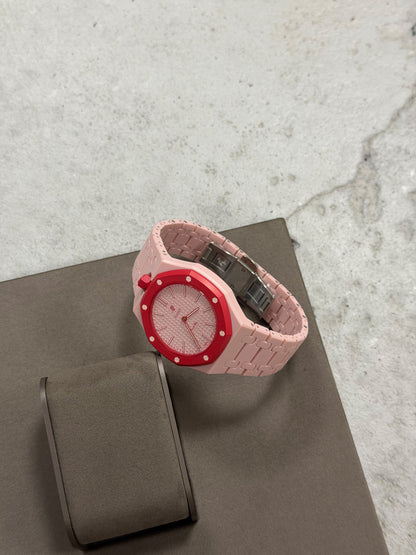 WRIST STRAP FOR SWATCH X AUDEMARS PIGUET ROYAL POP OTTO ROSSO