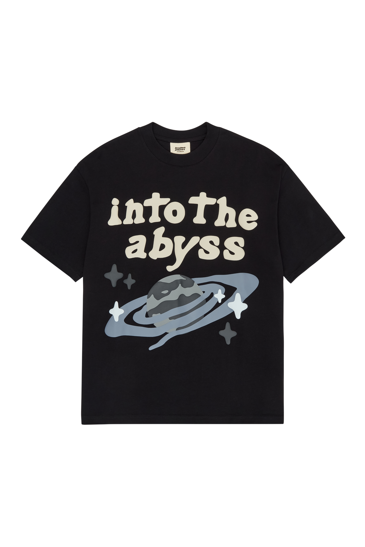 BROKEN PLANET 'INTO THE ABYSS' SOOT BLACK T-SHIRT