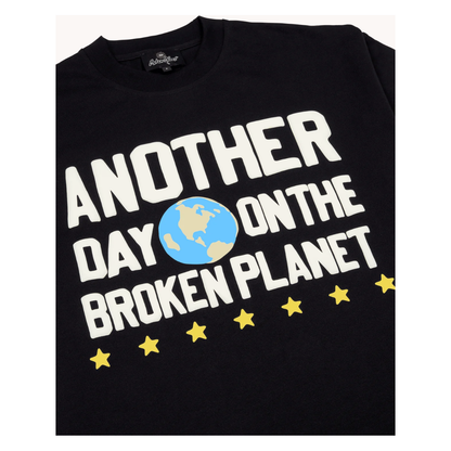 BROKEN PLANET ANOTHER DAY MIDNIGHT BLACK T-SHIRT