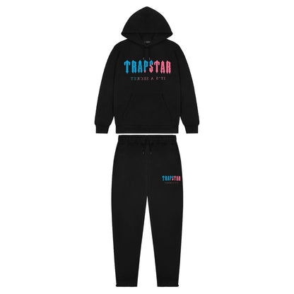 TRAPSTAR DECODED CHENILLE HOODED TRACKSUIT - AQUA EDITION