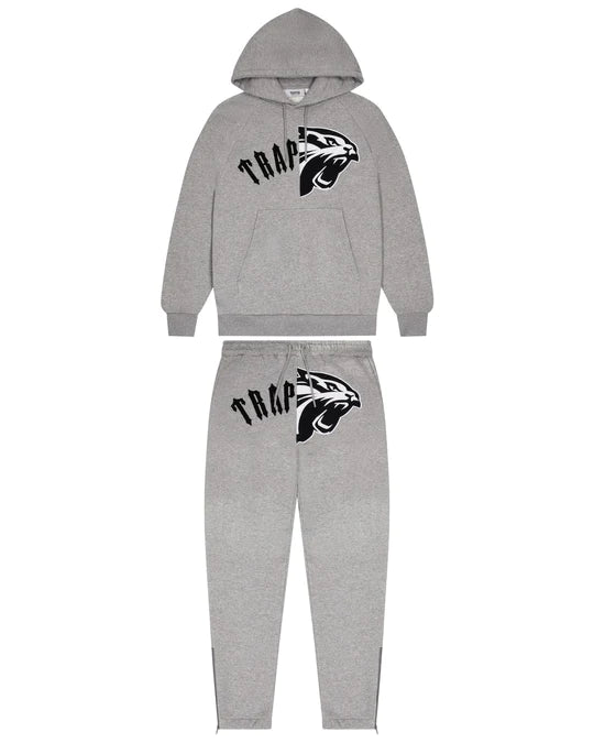 TRAPSTAR ARCH SHOOTERS HOODED TRACKSUIT - GREY
