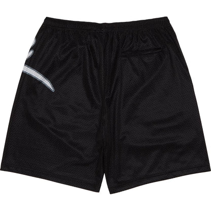 SUPREME BIG SCRIPT MESH SHORTS - BLACK