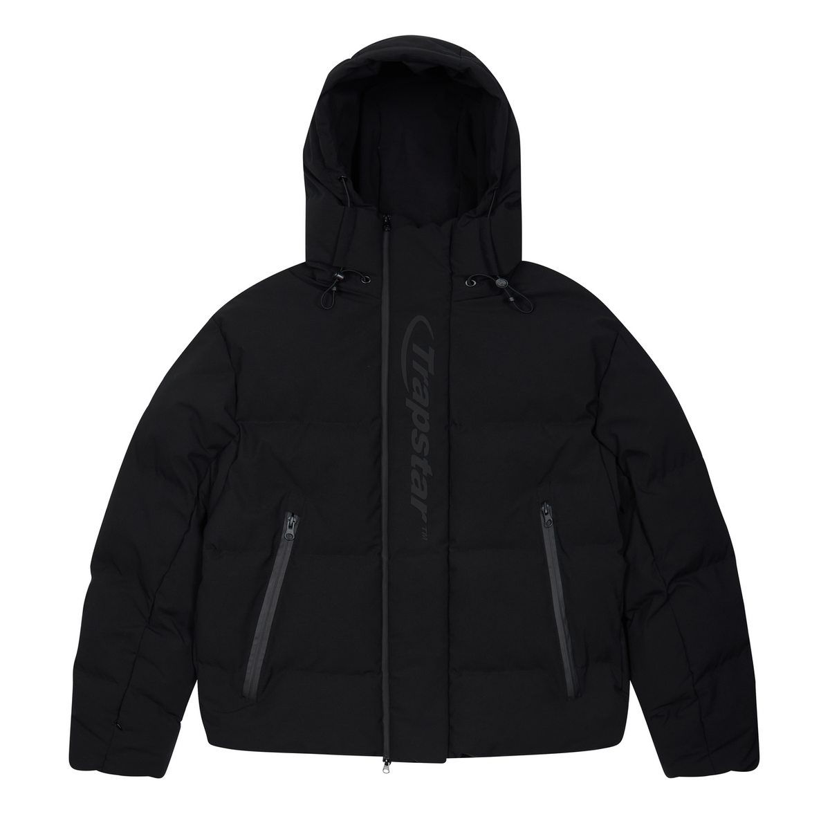 Trapstar Hyperdrive Technical Puffer Jacket Blackout Edition Hype
