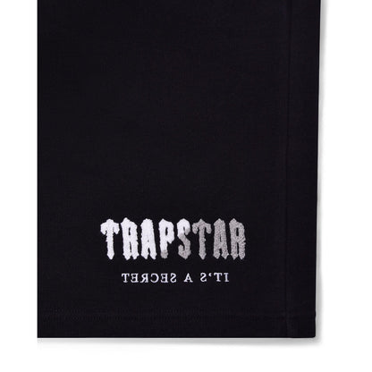 TRAPSTAR CHENILLE DECODED SHORT SET - BLACK / GREY