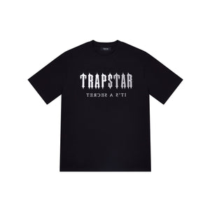 TRAPSTAR CHENILLE DECODED SHORT SET - BLACK / GREY