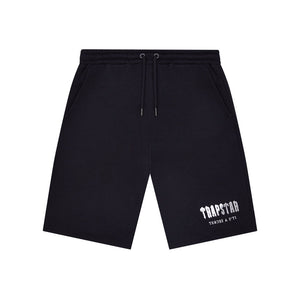 TRAPSTAR CHENILLE DECODED SHORT SET - BLACK / GREY