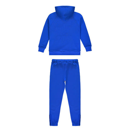 TRAPSTAR IRONGATE ARCH ITS A SECRET HOODED GEL TRACKSUIT - BLUE