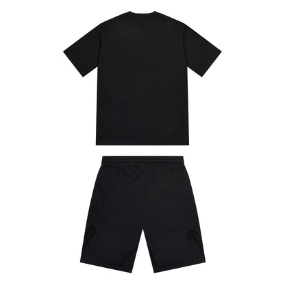 TRAPSTAR IRONGATE ARCH 2.0 SHORT SET - BLACK / CANDY