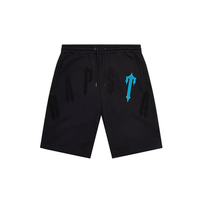 TRAPSTAR IRONGATE ARCH 2.0 SHORT SET - BLACK / CANDY