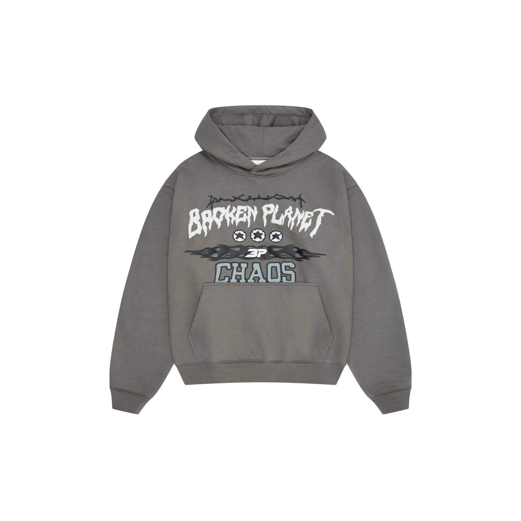 Broken Planet Chaos Grey Hoodie | Hype Locker UK