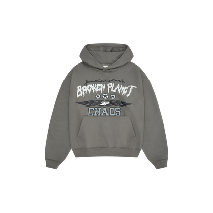 BROKEN PLANET CHAOS GREY HOODIE