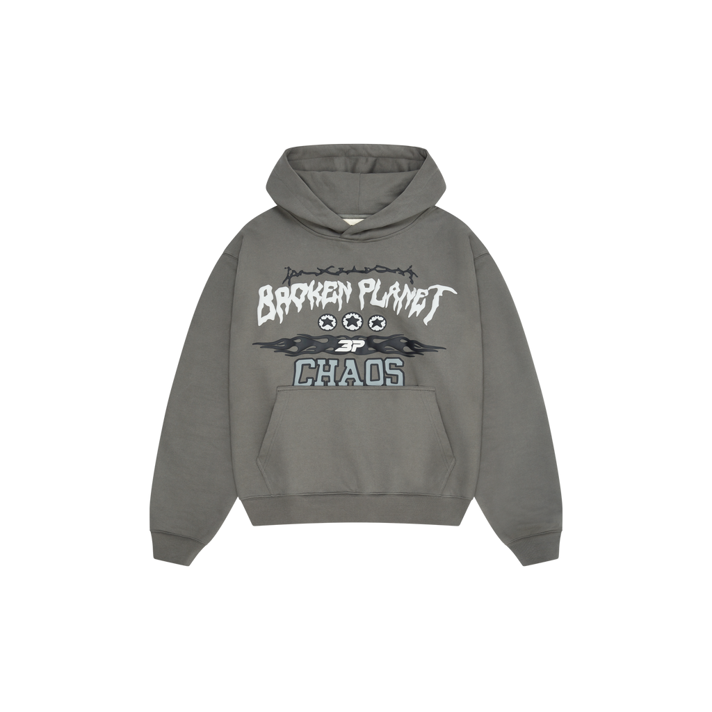 BROKEN PLANET CHAOS GREY HOODIE