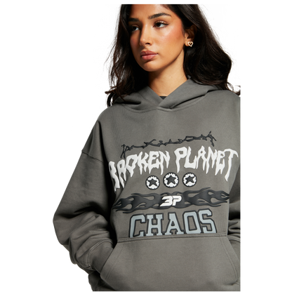 BROKEN PLANET CHAOS GREY HOODIE