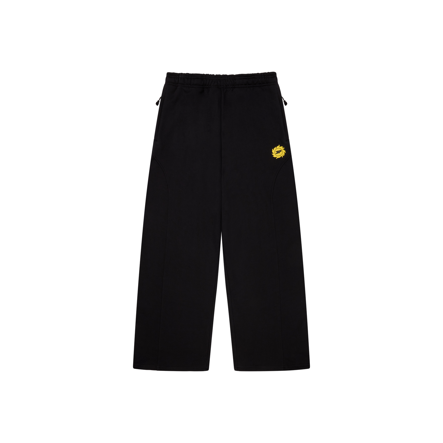 BROKEN PLANET 'COSMIC SPEED' MIDNIGHT BLACK / YELLOW TRACKSUIT