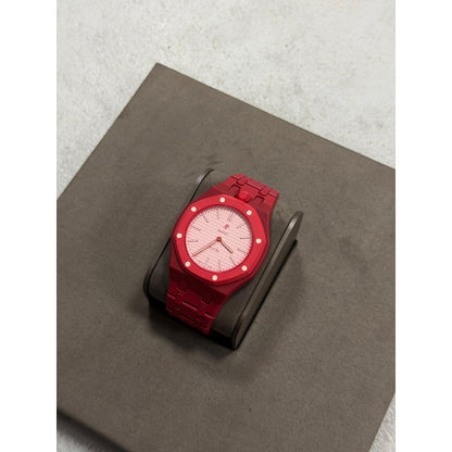 WRIST STRAP FOR SWATCH X AUDEMARS PIGUET ROYAL POP OTTO ROSSO
