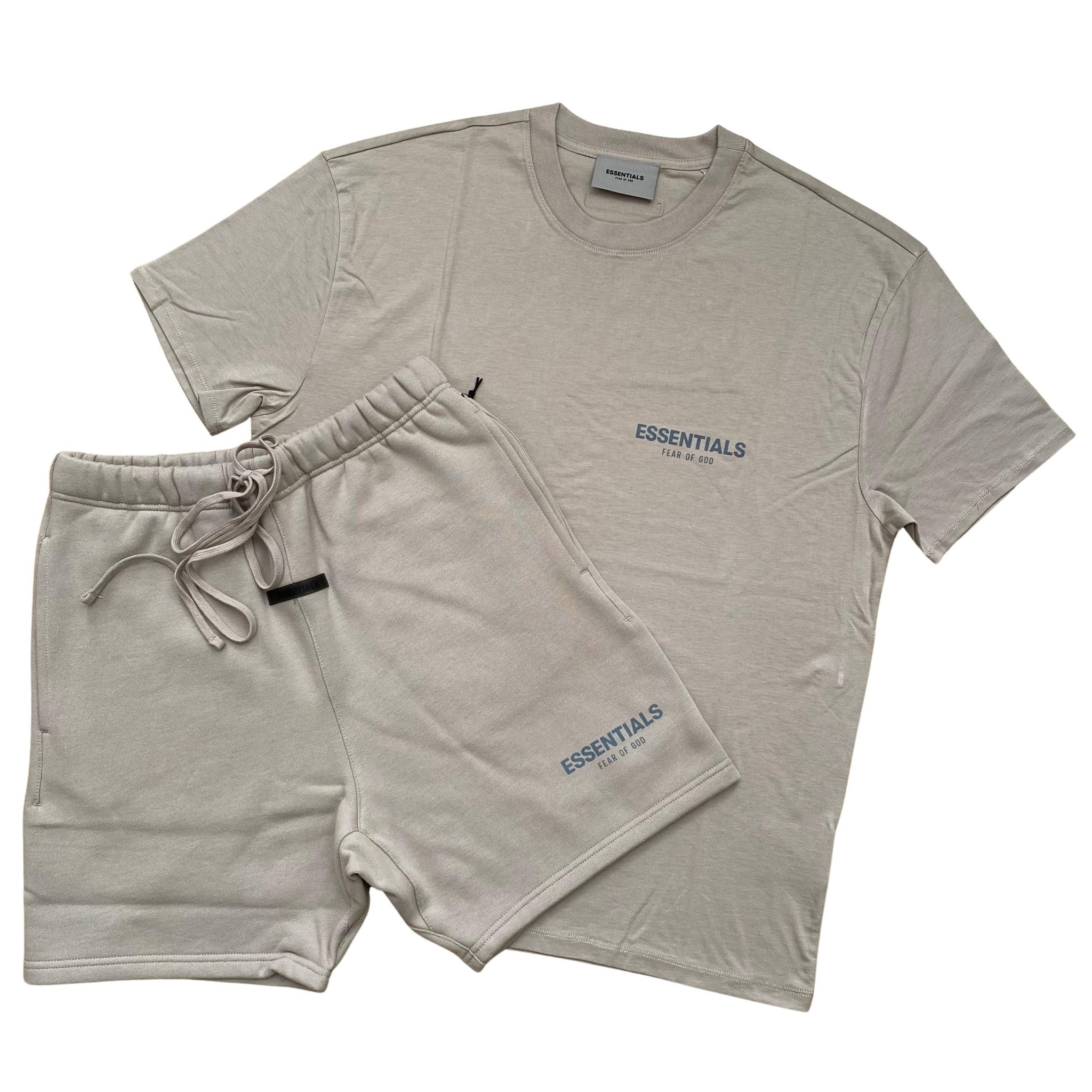 Fear of God ESSENTIALS - Tan Core Collection Short Set | Hype