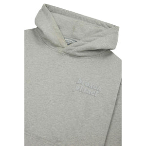 BROKEN PLANET BASICS HOODIE HEATHER GREY