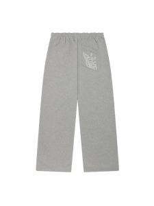 BROKEN PLANET HEATHER GREY WIDE LEG SWEATPANTS