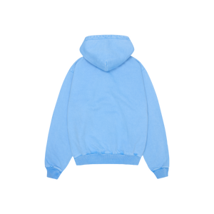 BROKEN PLANET BASICS HOODIE WASHED LIGHT BLUE