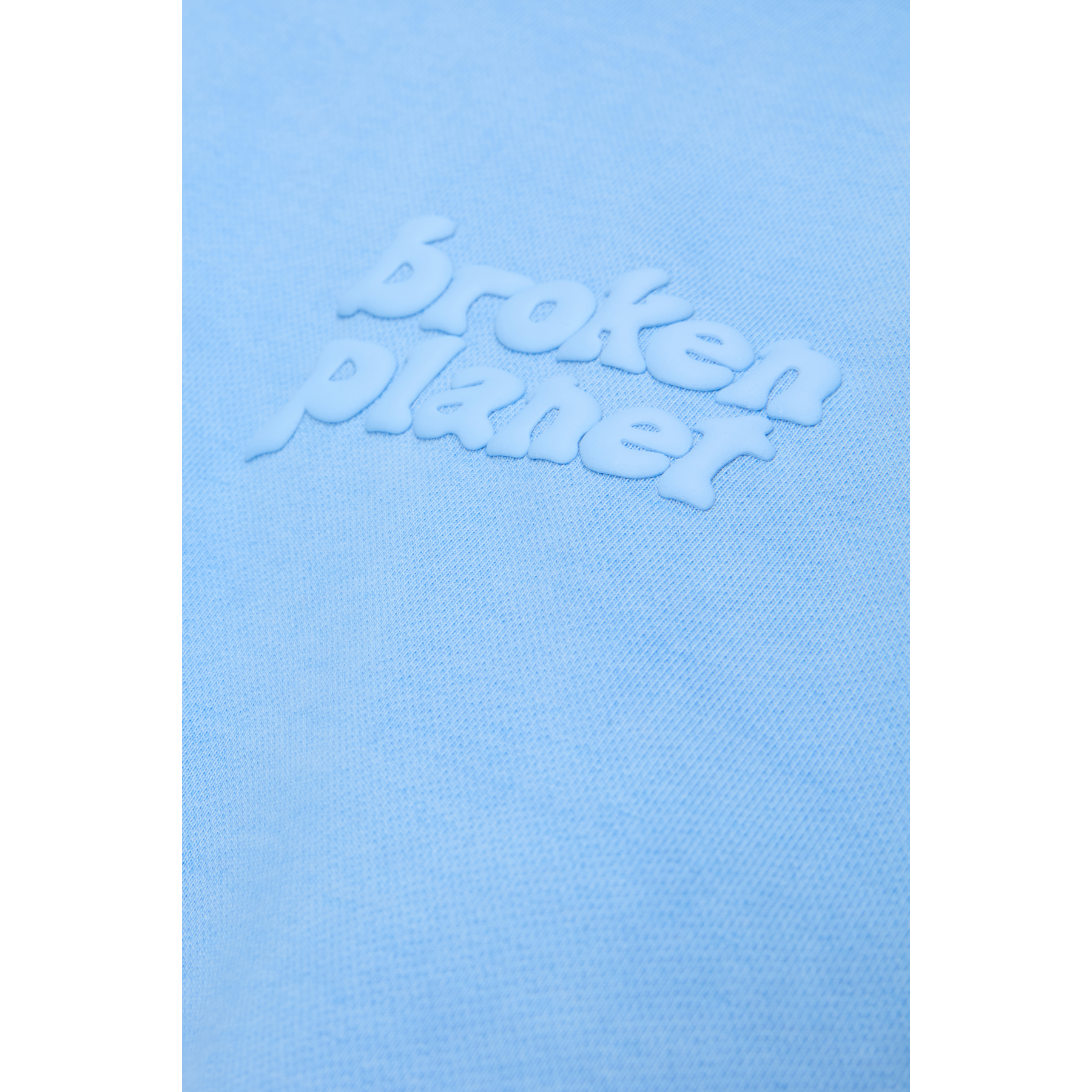 BROKEN PLANET BASICS HOODIE WASHED LIGHT BLUE