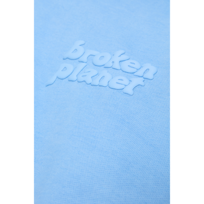 BROKEN PLANET BASICS HOODIE WASHED LIGHT BLUE