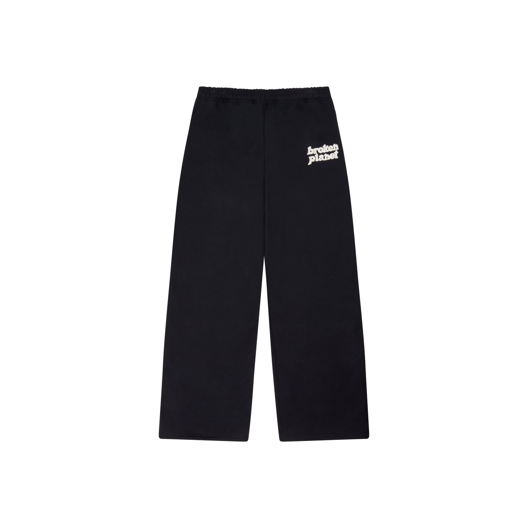 BROKEN PLANET MIDNIGHT BLACK STRAIGHT LEG SWEATPANTS