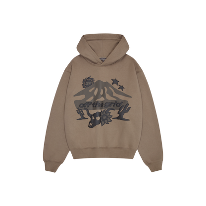 BROKEN PLANET 'OFF THE GRID' CINDER BROWN HOODIE