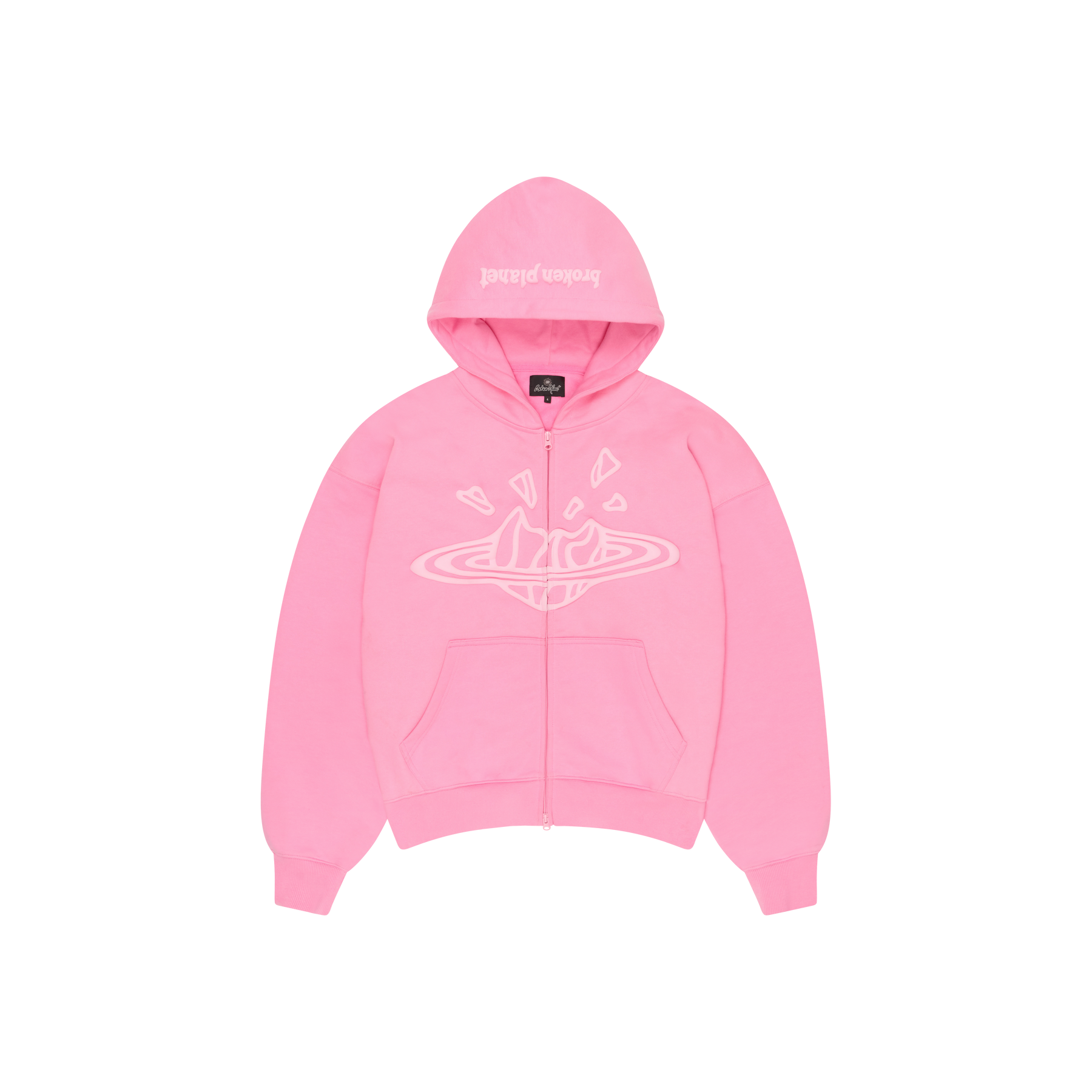 BROKEN PLANET CANDY PINK ZIP UP TRACKSUIT