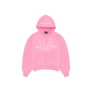 BROKEN PLANET CANDY PINK ZIP UP TRACKSUIT