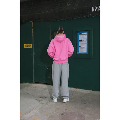 BROKEN PLANET CANDY PINK ZIP UP HOODIE