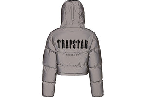 TRAPSTAR WOMEN’S DECODED 2.0 HOODED PUFFER JACKET - REFLECTIVE