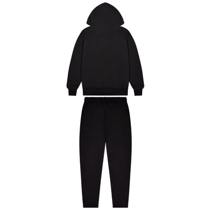 TRAPSTAR IRONGATE ARCH ITS A SECRET HOODED GEL TRACKSUIT - BLACK