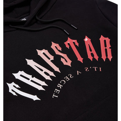 TRAPSTAR IRONGATE ARCH ITS A SECRET HOODED GEL TRACKSUIT - BLACK