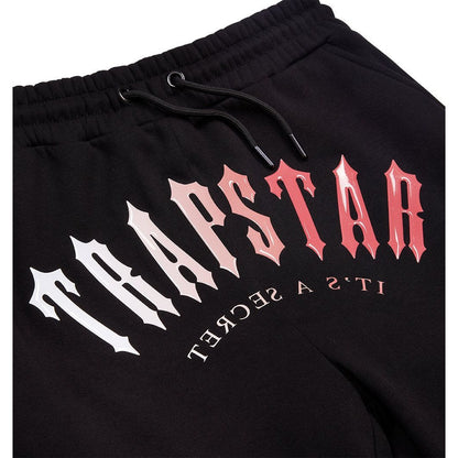 TRAPSTAR IRONGATE ARCH ITS A SECRET HOODED GEL TRACKSUIT - BLACK