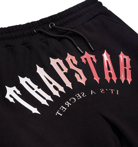 TRAPSTAR IRONGATE ARCH ITS A SECRET HOODED GEL TRACKSUIT - BLACK