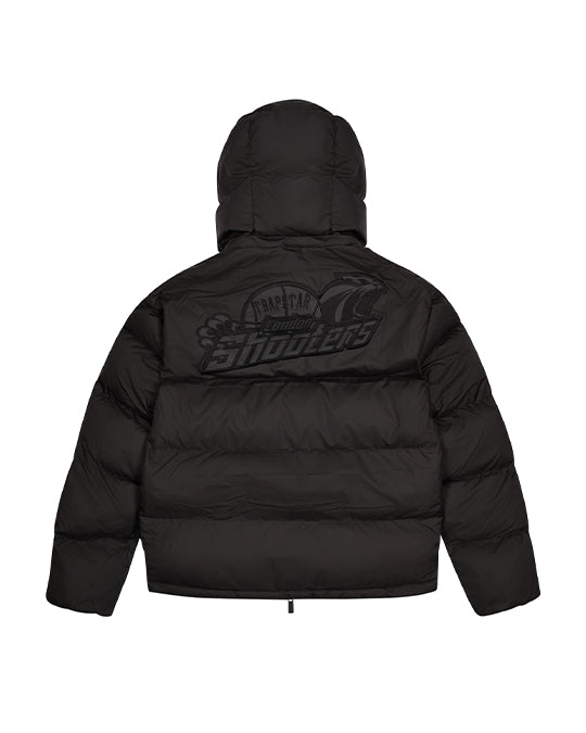 TRAPSTAR SHOOTERS HOODED PUFFER JACKET - BLACKOUT / REFLECTIVE