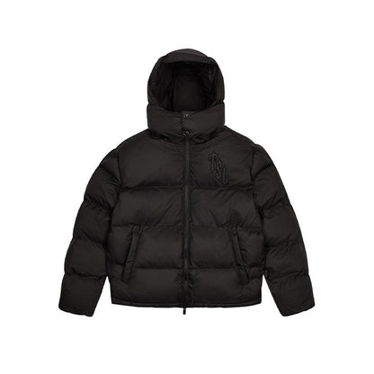 TRAPSTAR SHOOTERS HOODED PUFFER JACKET - BLACKOUT / REFLECTIVE