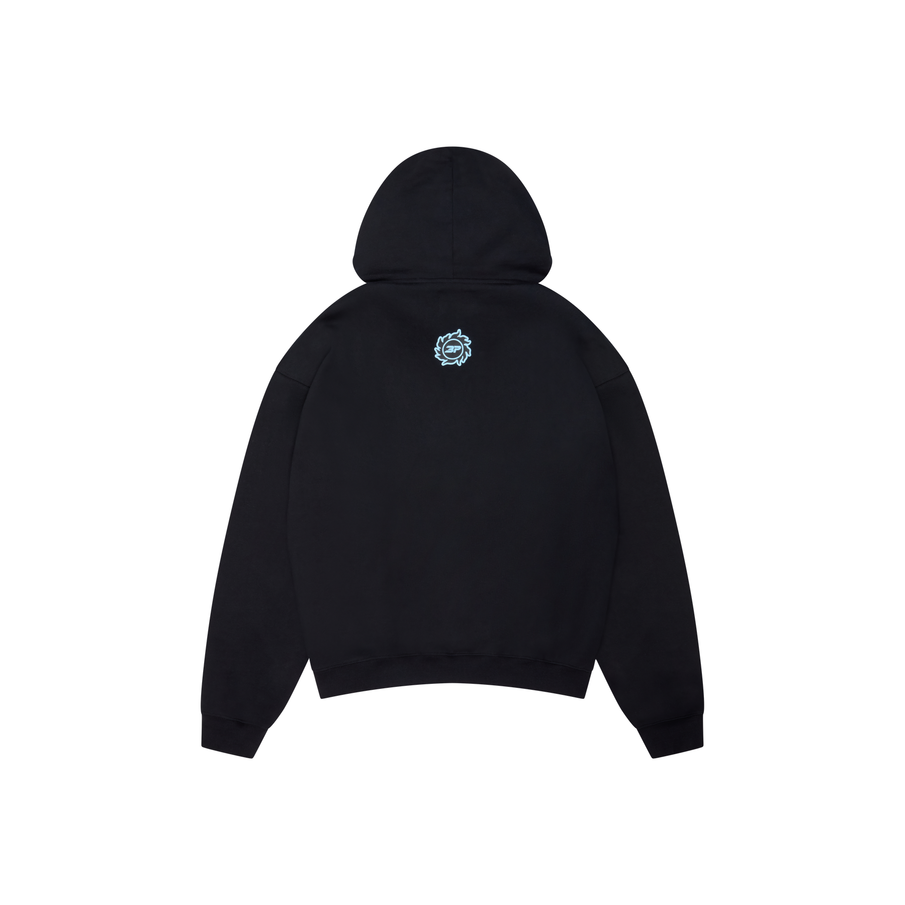 BROKEN PLANET 'SKY WALKING' MIDNIGHT BLACK HOODIE