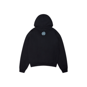 BROKEN PLANET 'SKY WALKING' MIDNIGHT BLACK HOODIE