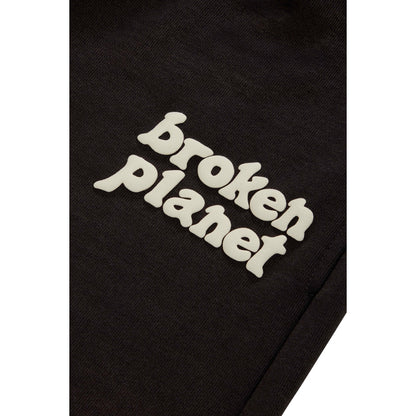 BROKEN PLANET SOOT BLACK WIDE LEG SWEATPANTS