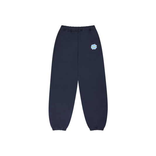 BROKEN PLANET SPACE CLUB OUTERSPACE BLUE CUFFED SWEATPANTS