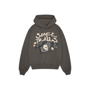 BROKEN PLANET 'SPACE TRAILS' BELUGA GRAY HOODIE