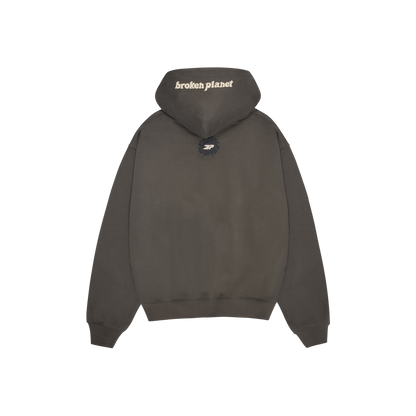 BROKEN PLANET 'SPACE TRAILS' BELUGA GRAY HOODIE