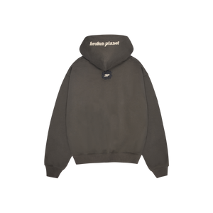 BROKEN PLANET 'SPACE TRAILS' BELUGA GRAY HOODIE