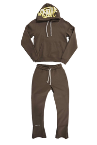 SYNA WORLD LOGO TRACKSUIT BROWN