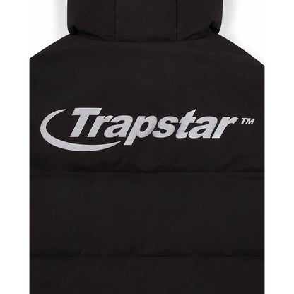 TRAPSTAR HYPERDRIVE TECHNICAL PUFFER JACKET - BLACK / REFLECTIVE