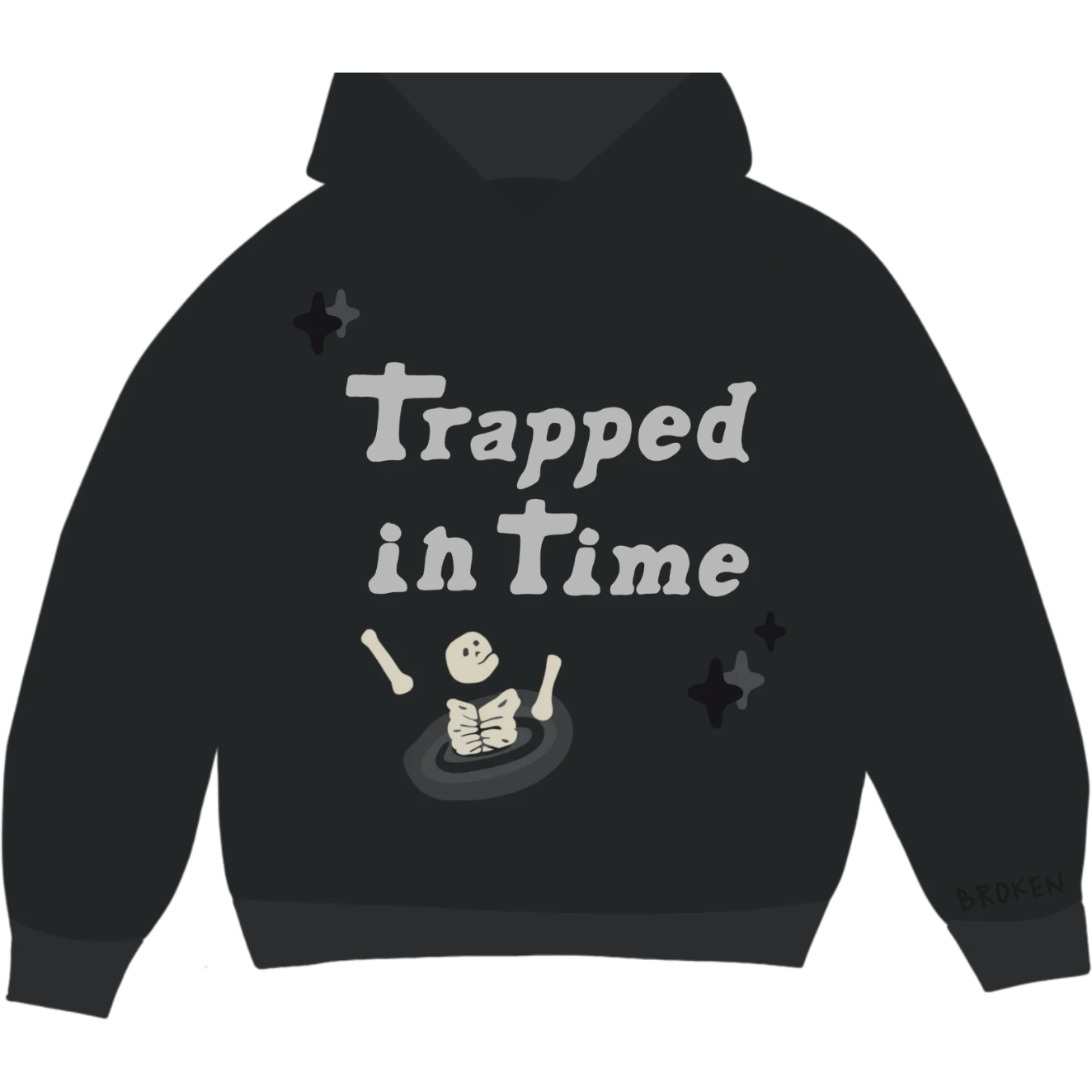 BROKEN PLANET 'TRAPPED IN TIME' SOOT BLACK TRACKSUIT