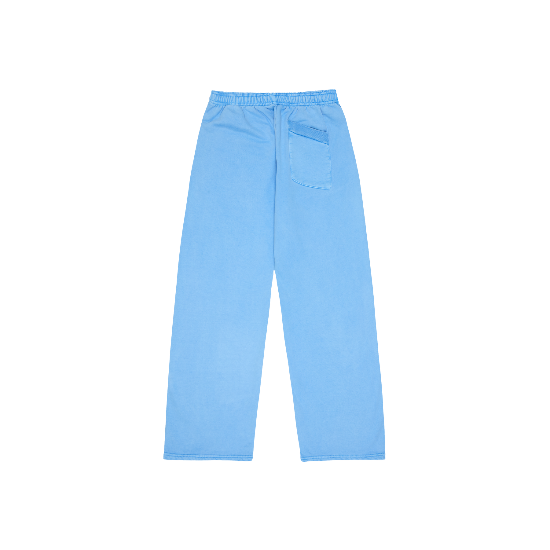 BROKEN PLANET BASICS WASHED LIGHT BLUE WIDE LEG SWEATPANTS